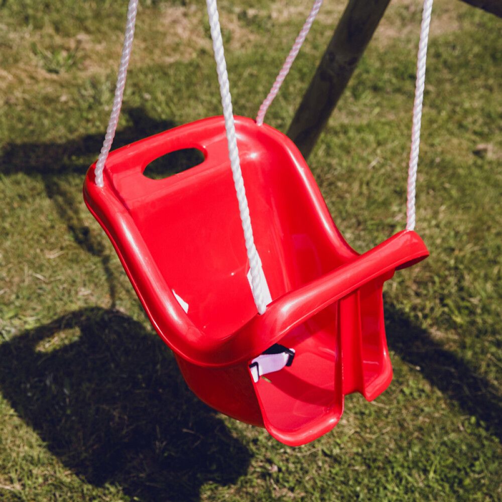 Ungbarnaróla með háu baki NSH rauð