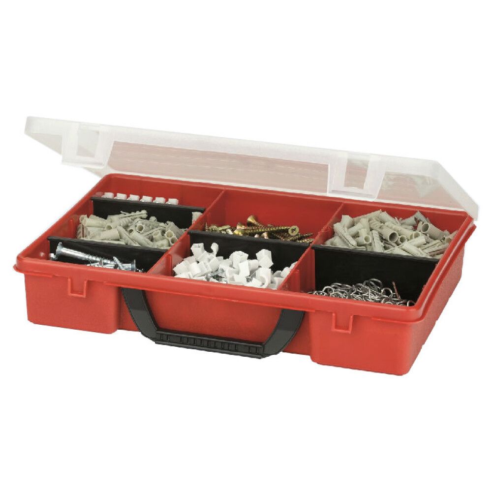 Smáhlutabox 280x200x55 mm 7 hólf Wisent