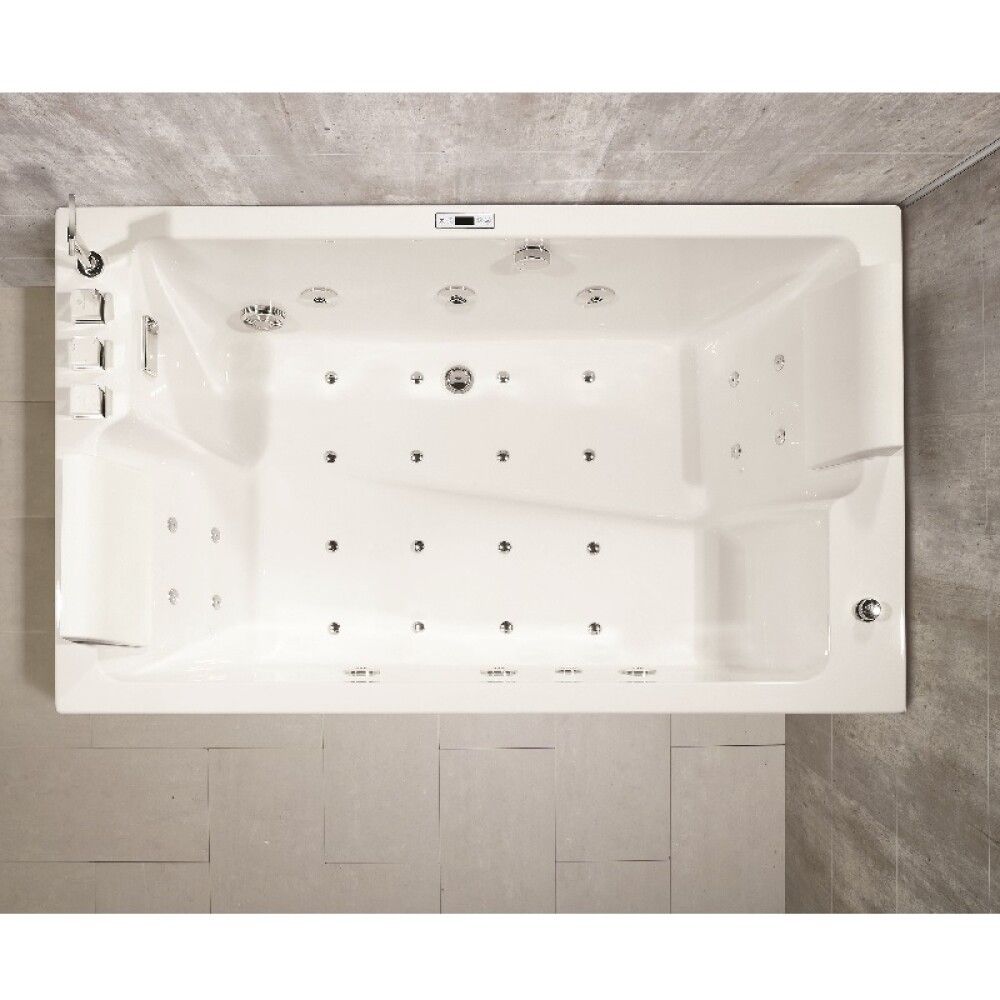 Nuddbaðkar fyrir tvo Skaraborg Duo 170x100x65 cm Camargue