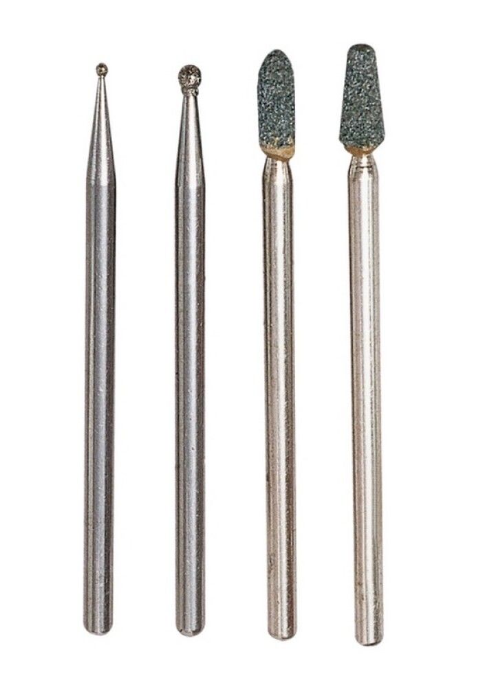 Grafsett fyrir gler 4stk Proxxon