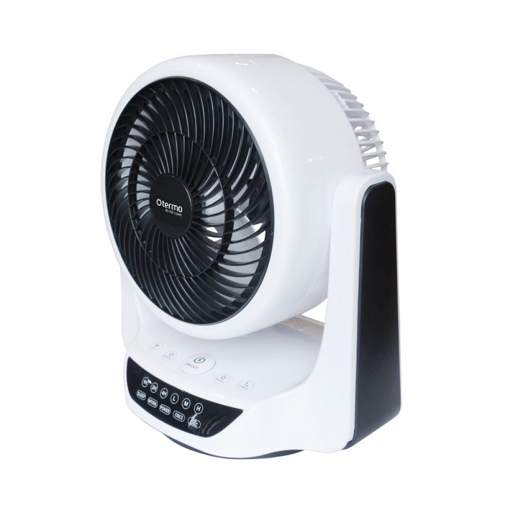 Borðvifta Ø22 cm með fjarstýringu Termo hvít