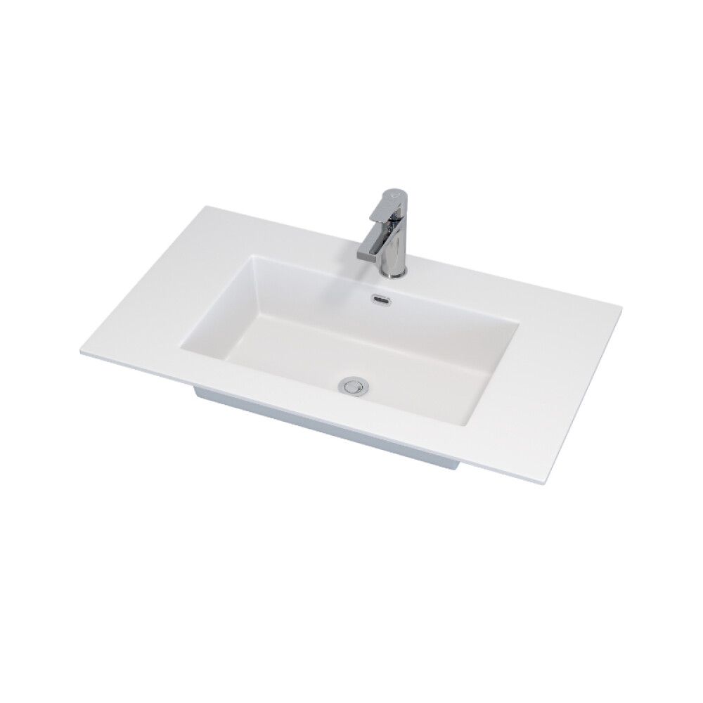 Handlaug 80x46 cm Svanholm Heimdal matt hvít