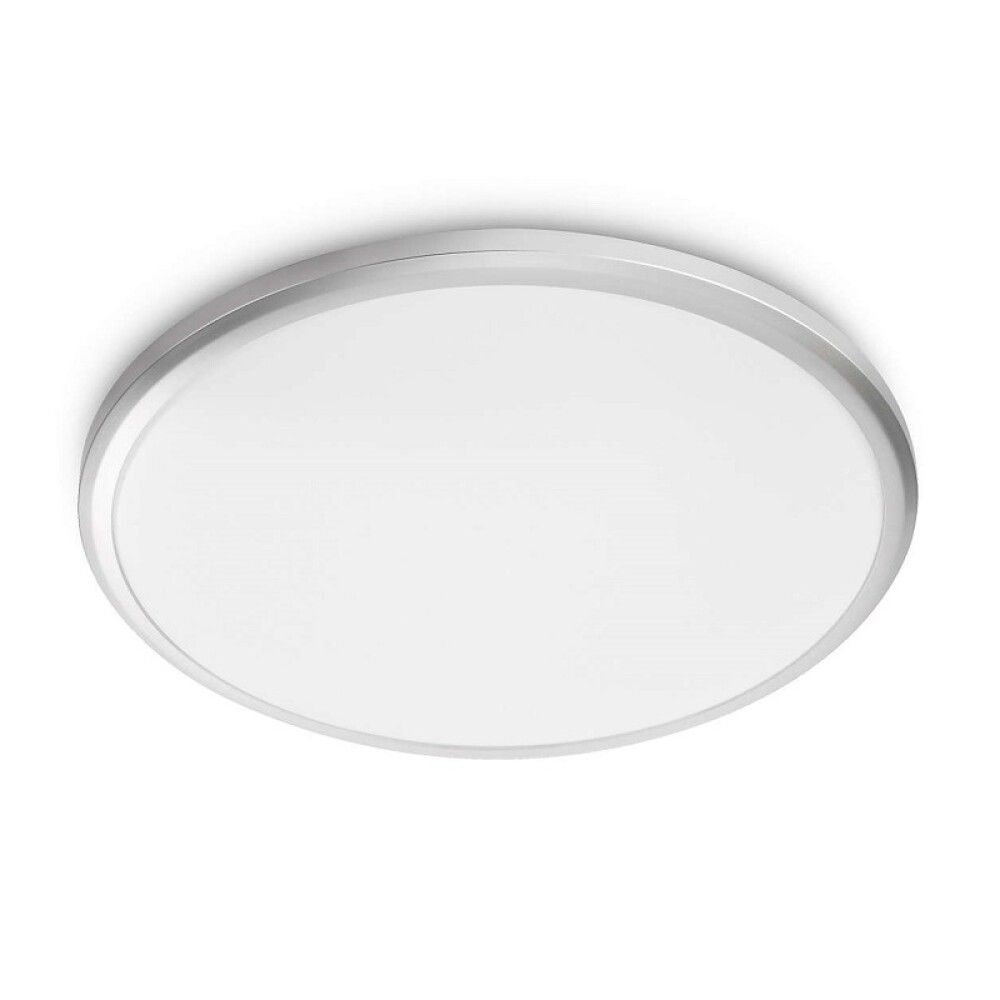 Loftljós LED 12W Ø29cm Philips Twirly hvítt&grátt