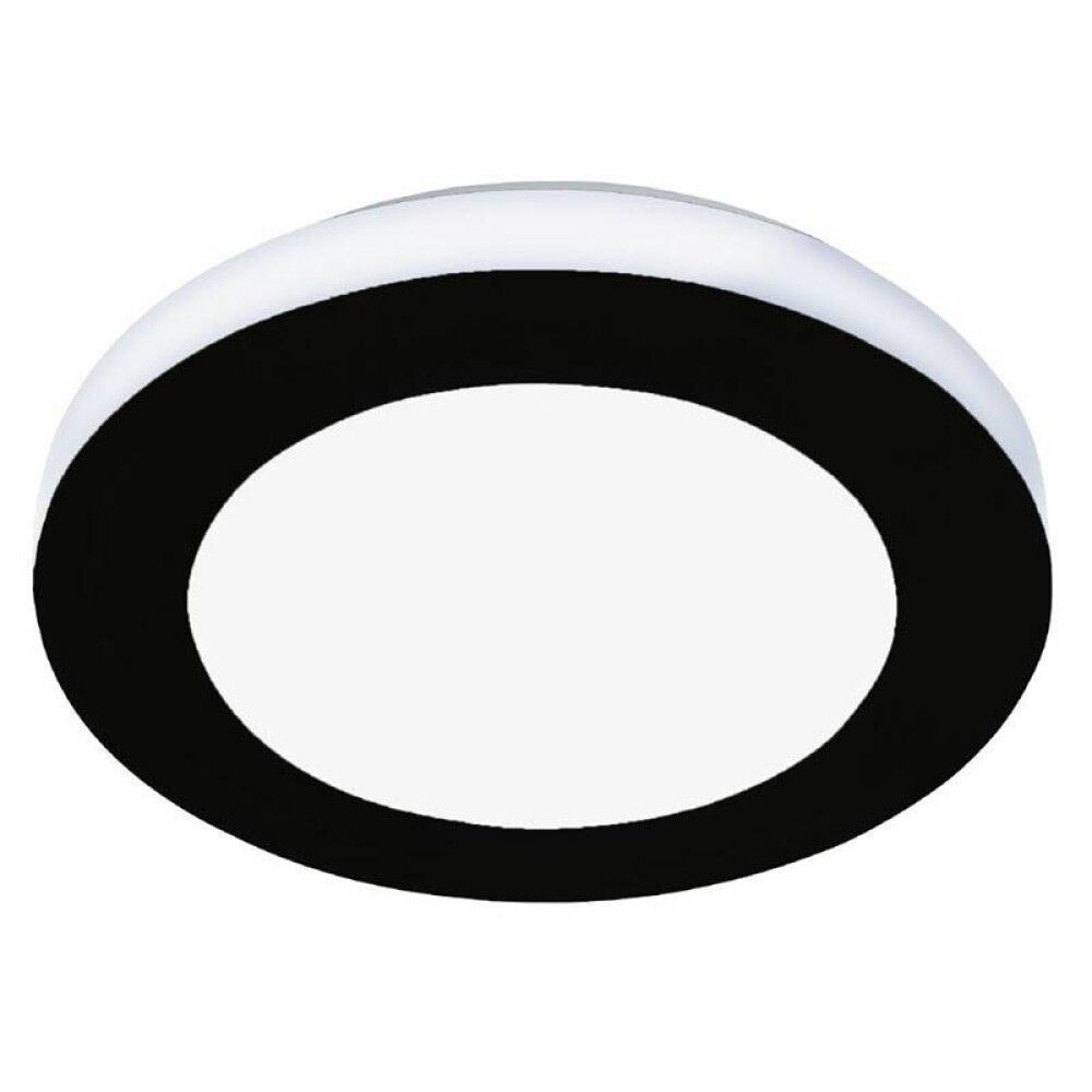 Kúpull LED Carpi IP44 3,6W Ø30cm svartur