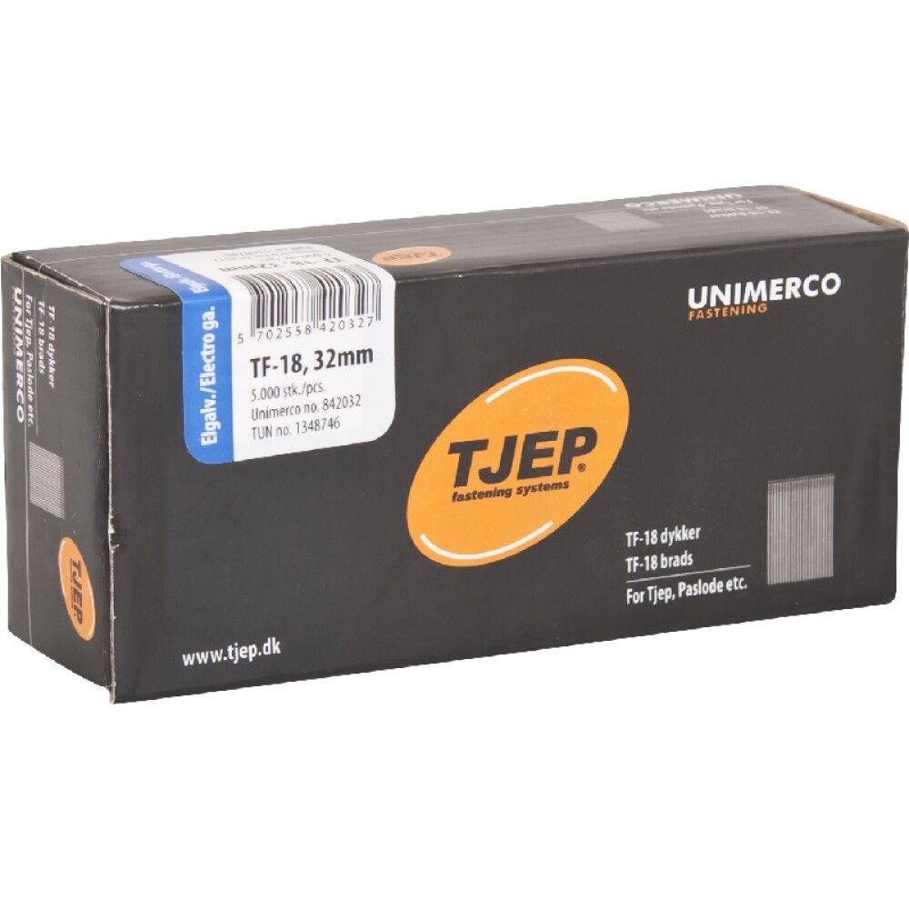 Byssupinnar 1,2x32mm 5000stk Tjep rafgalv