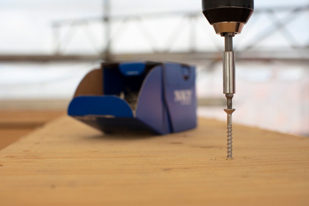 Tréskrúfur TX Ø5x90mm 200stk NKT Climate G3 ryðfrí