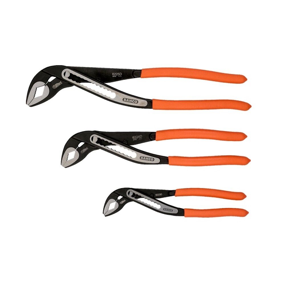 Vatnspíputangir 3stk 200, 250 & 300 mm Bacho