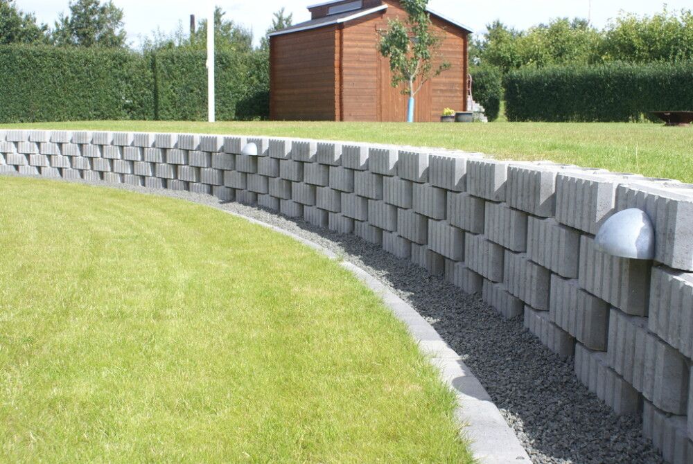 Hleðslusteinn Type 8 25x50x15cm IBF grár