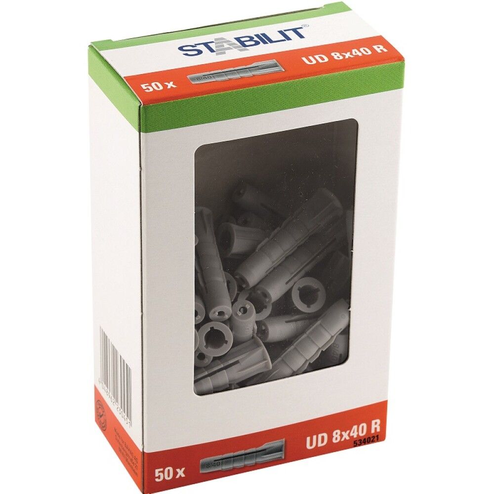 Múrtappi 8x40mm Stabilit R 50stk