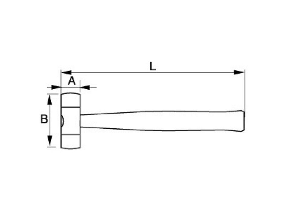 Plasthamar 275 mm Bahco
