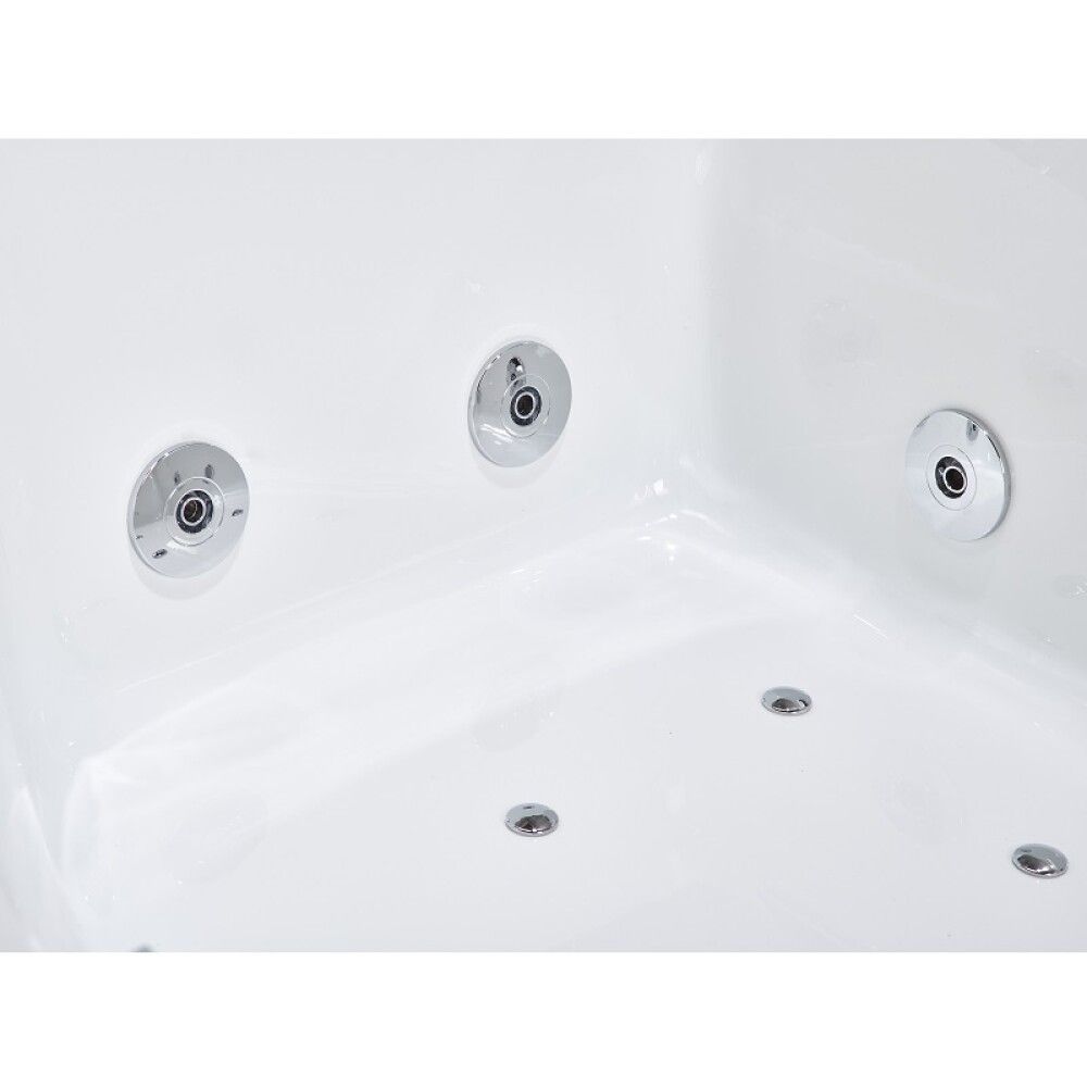 Nuddbaðkar Värmland vinstri 160x120x65 cm Camargue