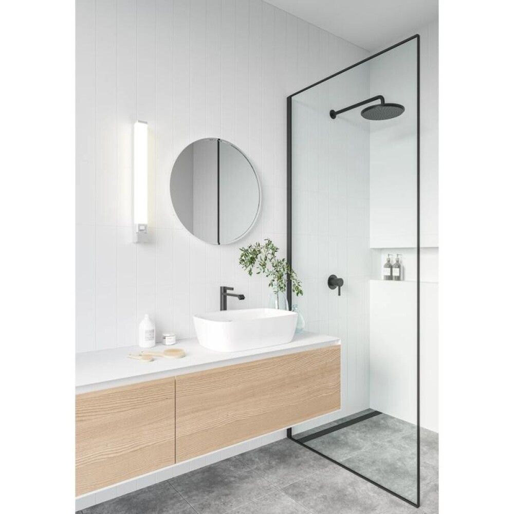 Veggljós LED Sjaver hvítt 67 cm