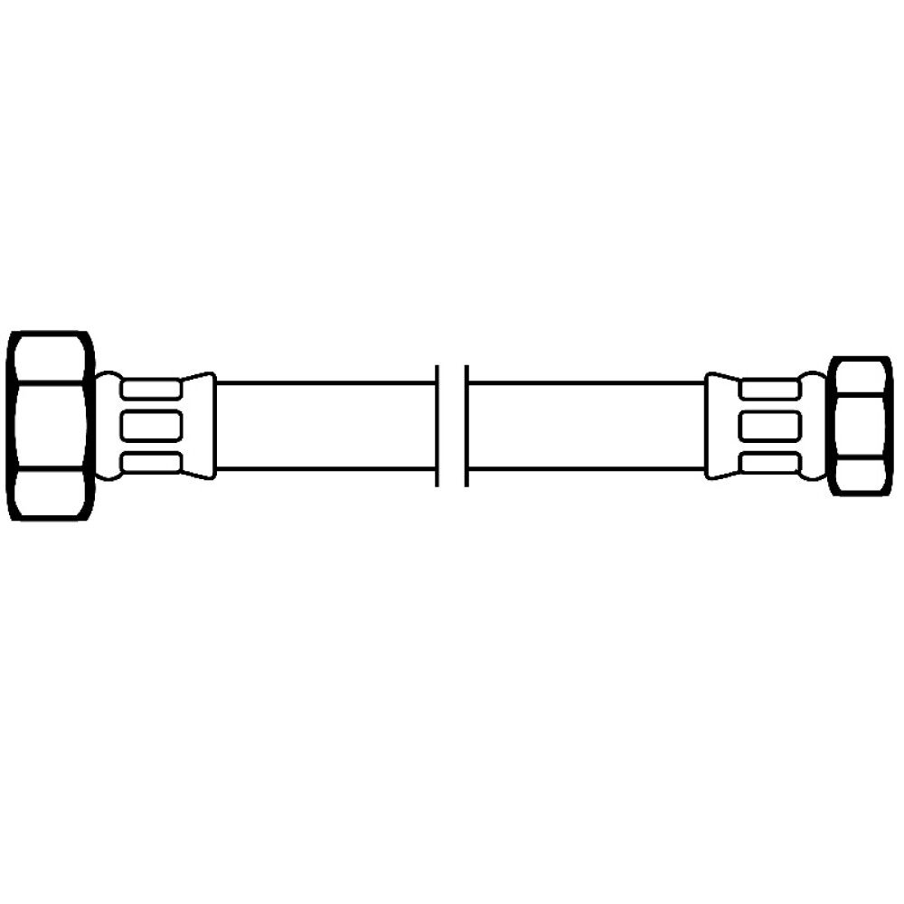 Tengislanga Diaqua DN8 Fxf 1/2"X3/8" 30cm