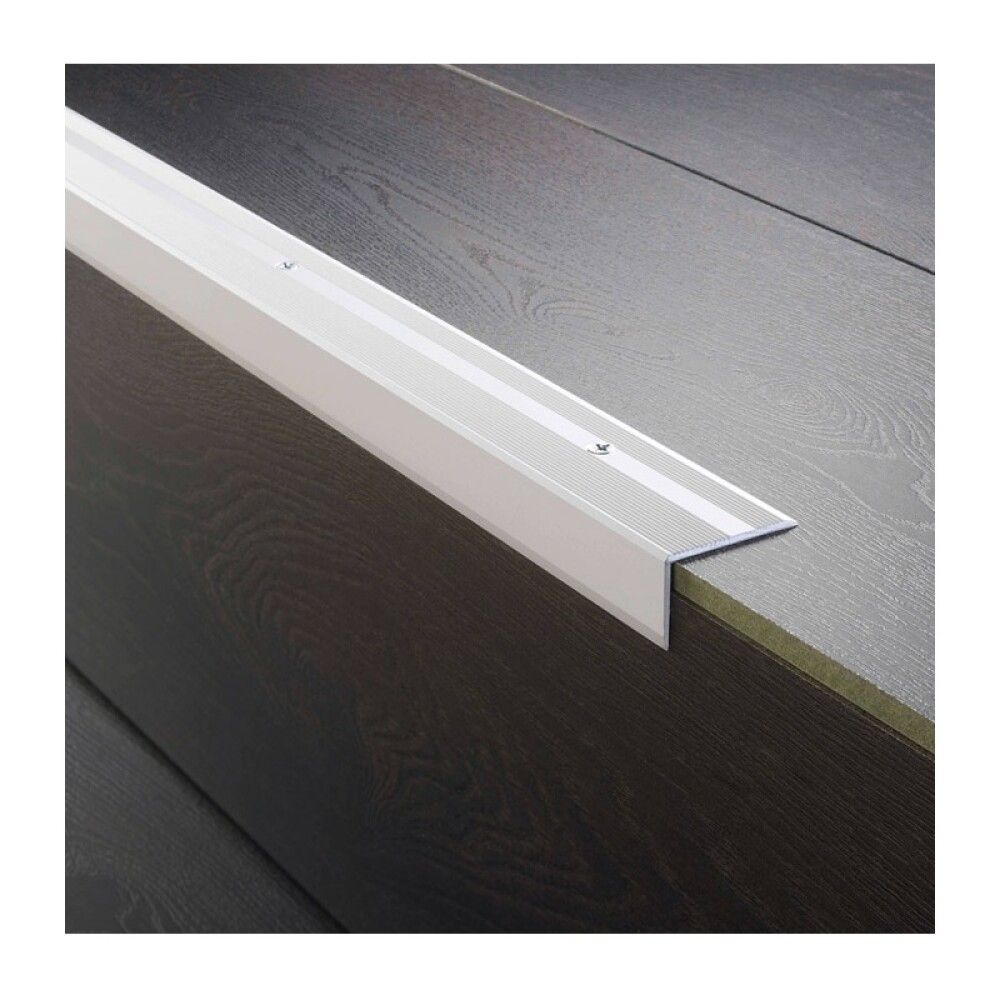 Frágangslisti vinkillisti 100x4x2,5 cm Logoclic silfur