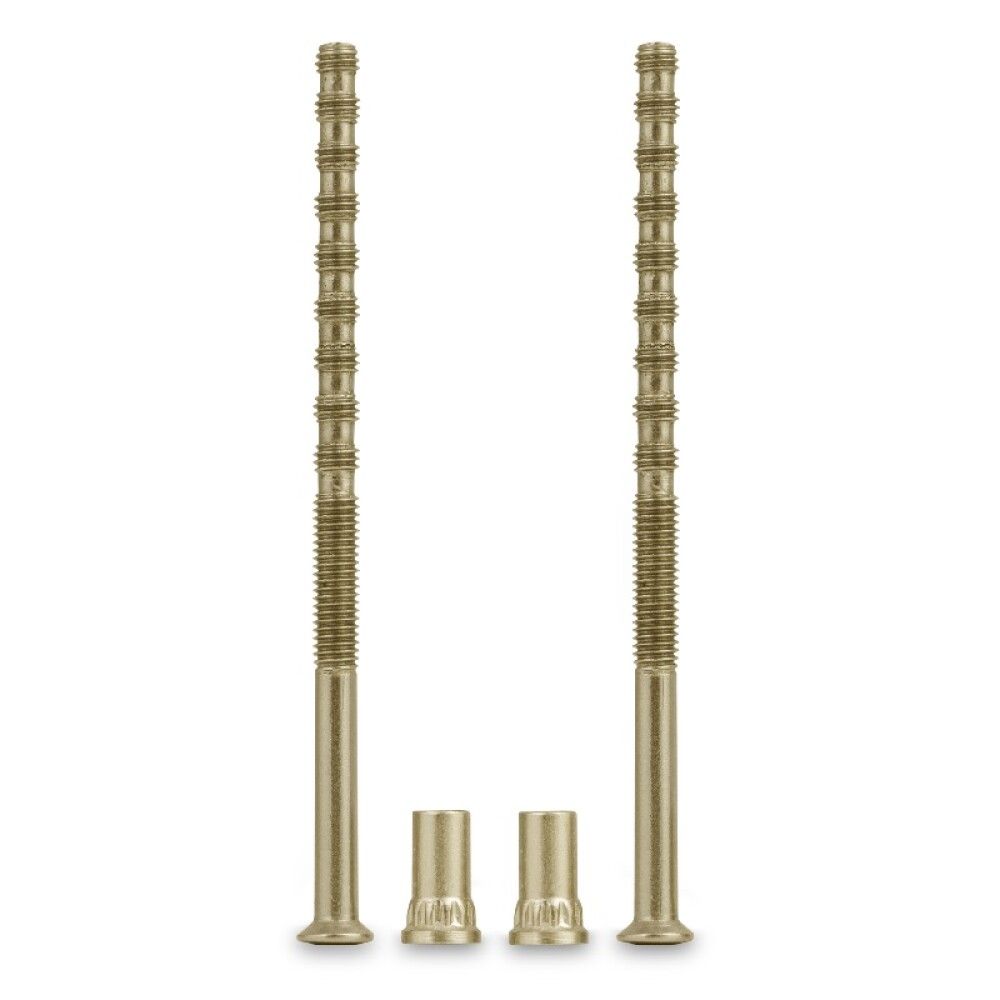 Skrúfa fyrir hurðarhún M4x90mm Jasa 2stk messing