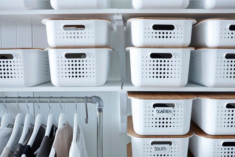 Lok fyrir körfu SmartStore bambus