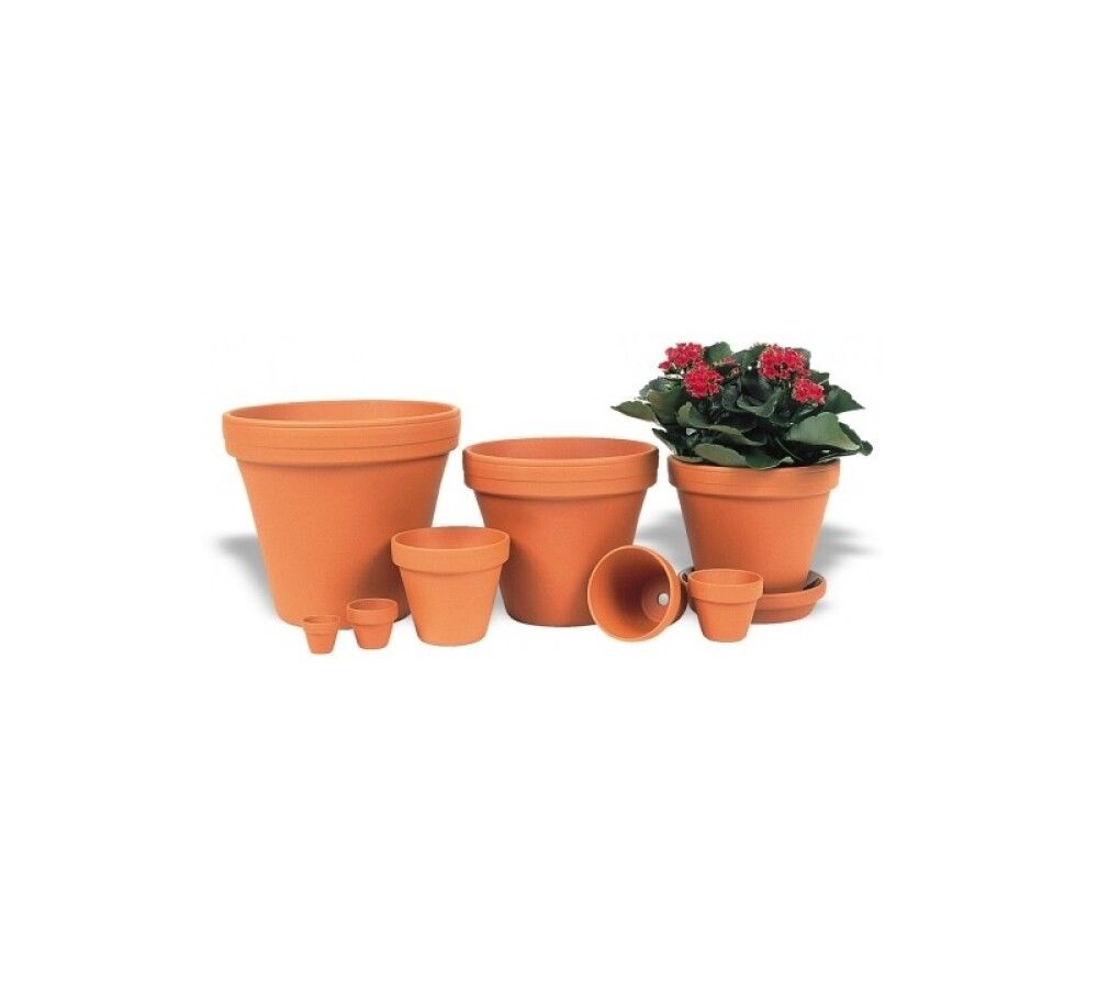 Blómapottur terracotta 16cm