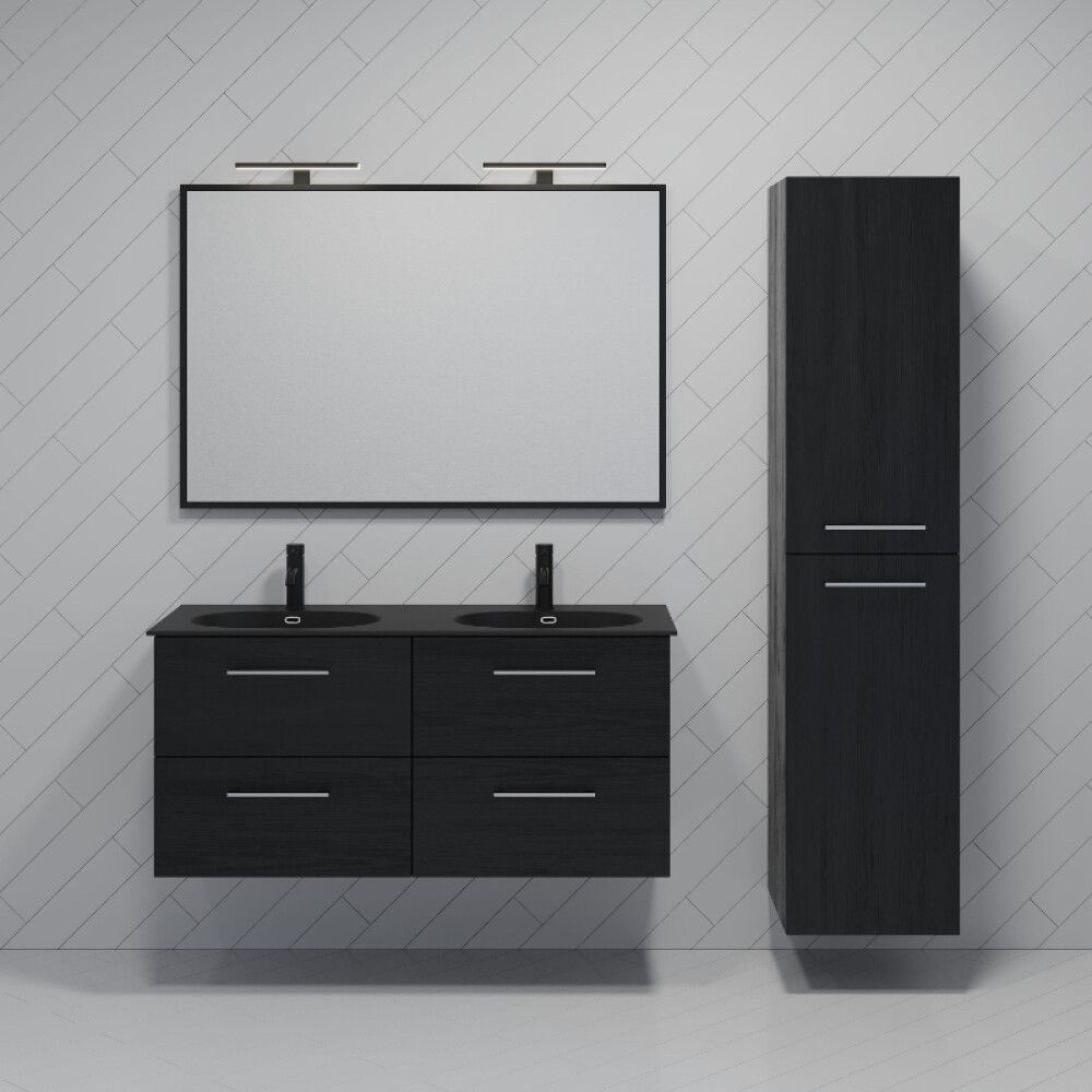 Háskápur 40x175x40 cm Svanholm svört