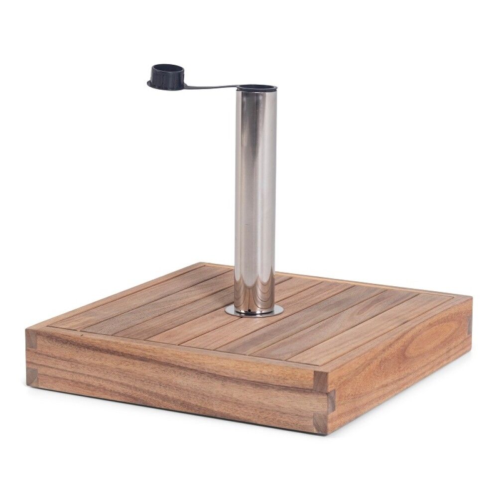 Sólhlífarfótur 45x45cm 20kg akasíu Sunfun