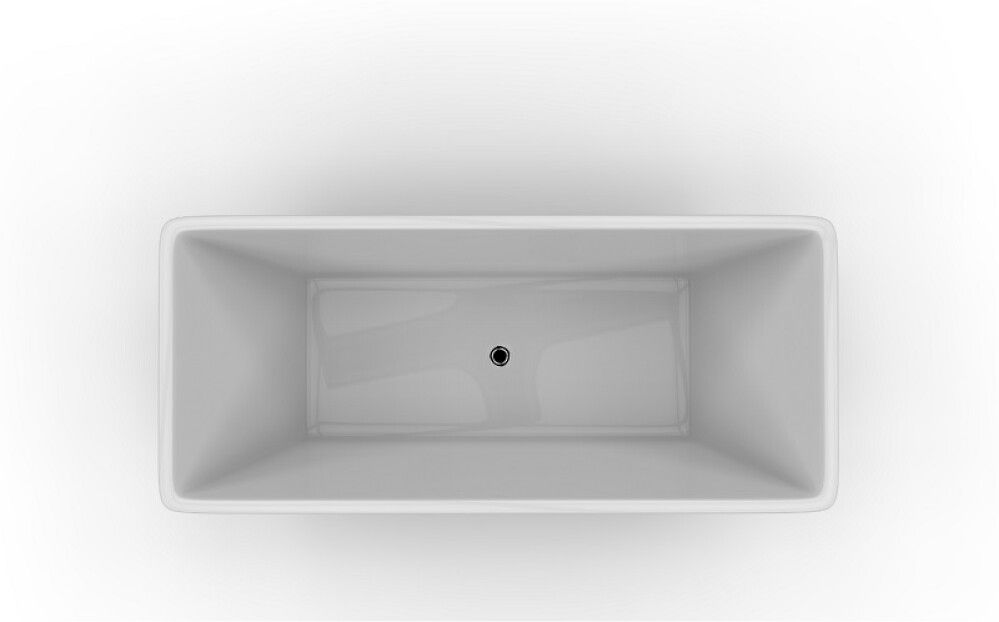 Baðkar frístandandi Camaruge Marstrand 170x75 cm hvítt