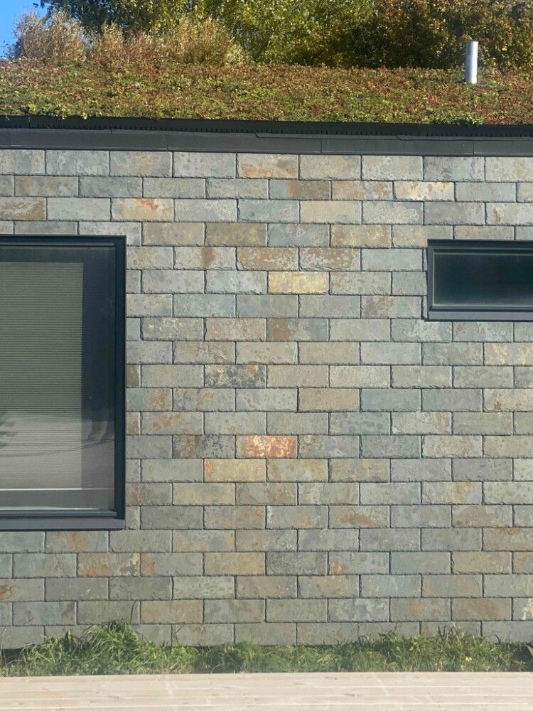 Utanhússklæðning 400x200 mm Saxo Colormix