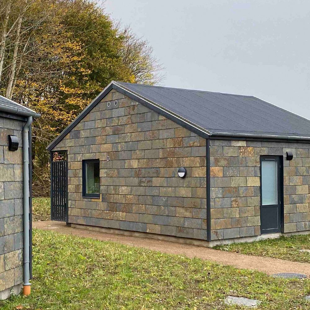 Utanhússklæðning 400x200 mm Saxo Colormix