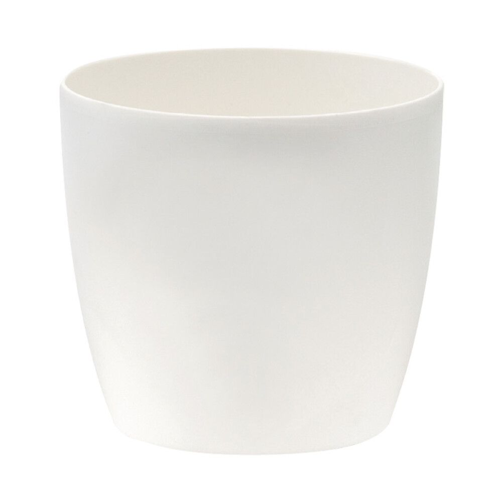 Blómapottur Brussels Round Ø20cm hvítur