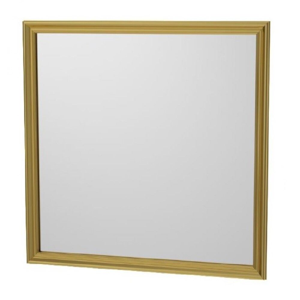 Spegill gylltur rammi 80x80 Skärgård