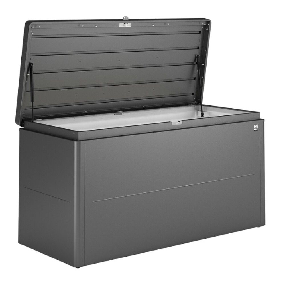 Geymslubox 200 x 85 cm Longebox 200 dökkgrár