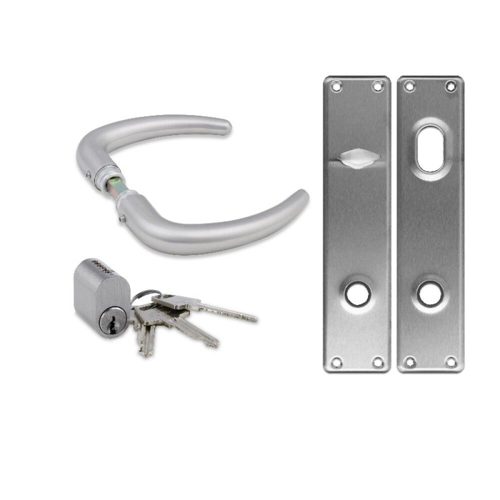 Hurðarhúnn og sílinder Jasa