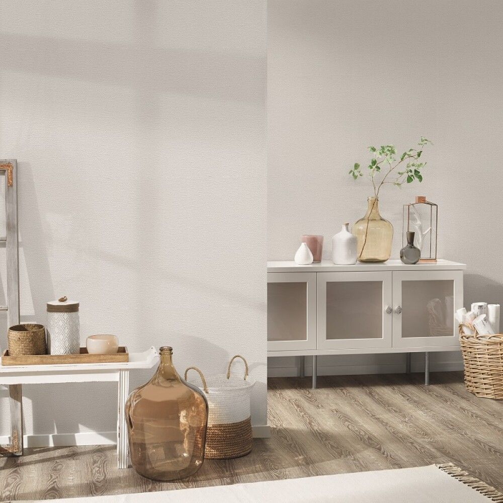 Veggfóður Simply White 2 53 cm x 10m