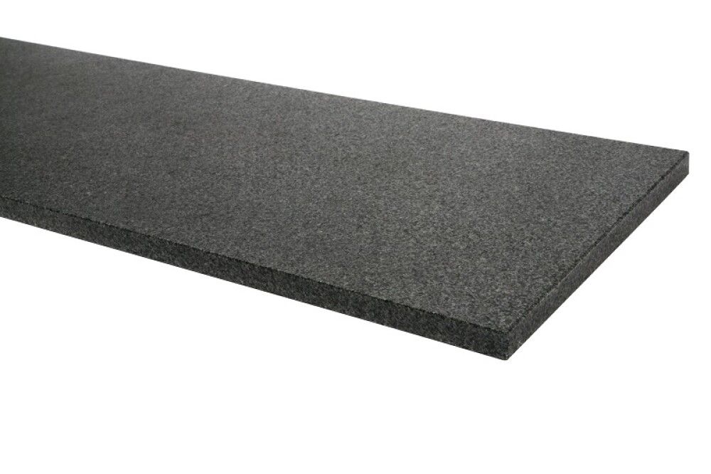 Sólbekkur granít 1250x200x20 svartur