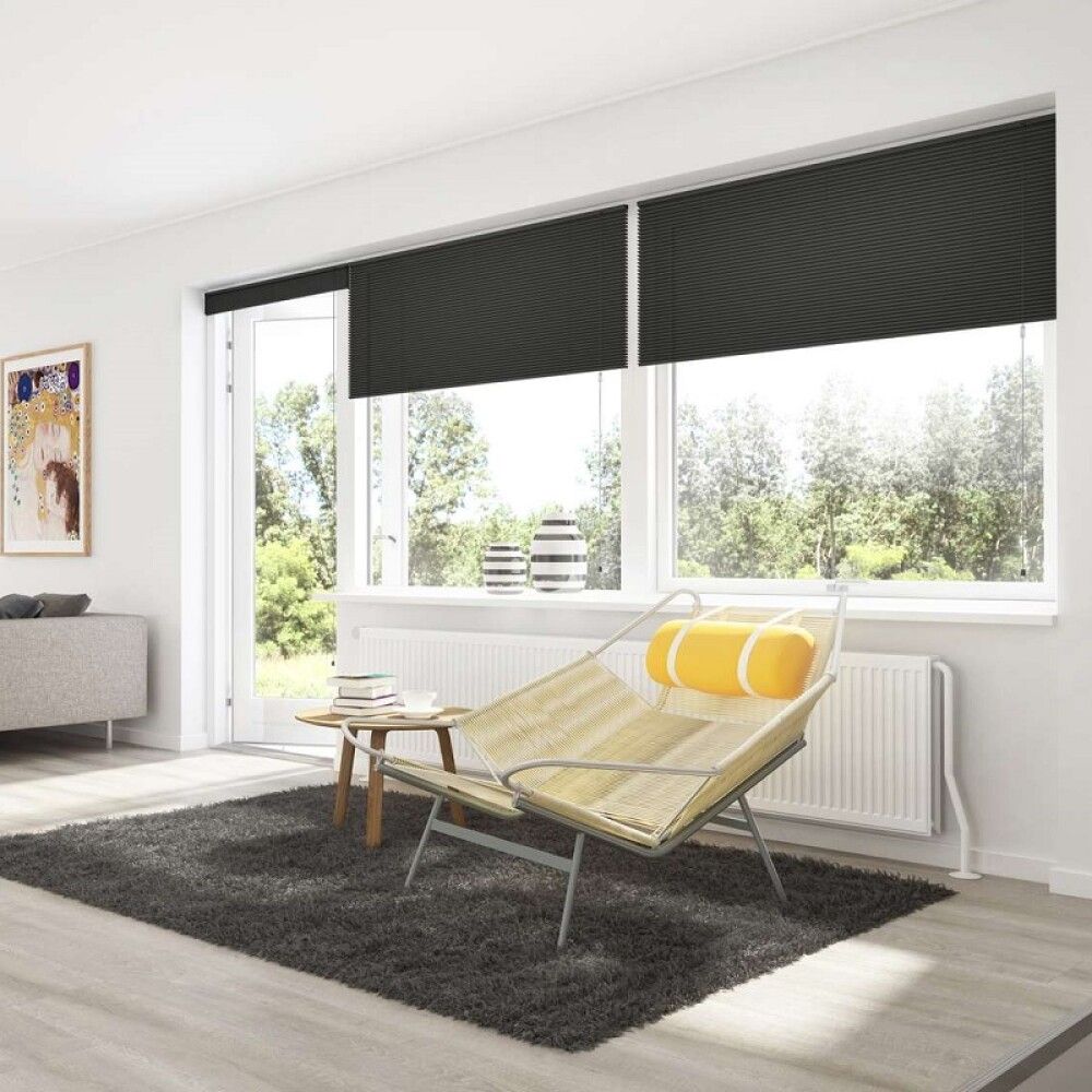 Plíseruð gardína 60x130 cm Debel London svört