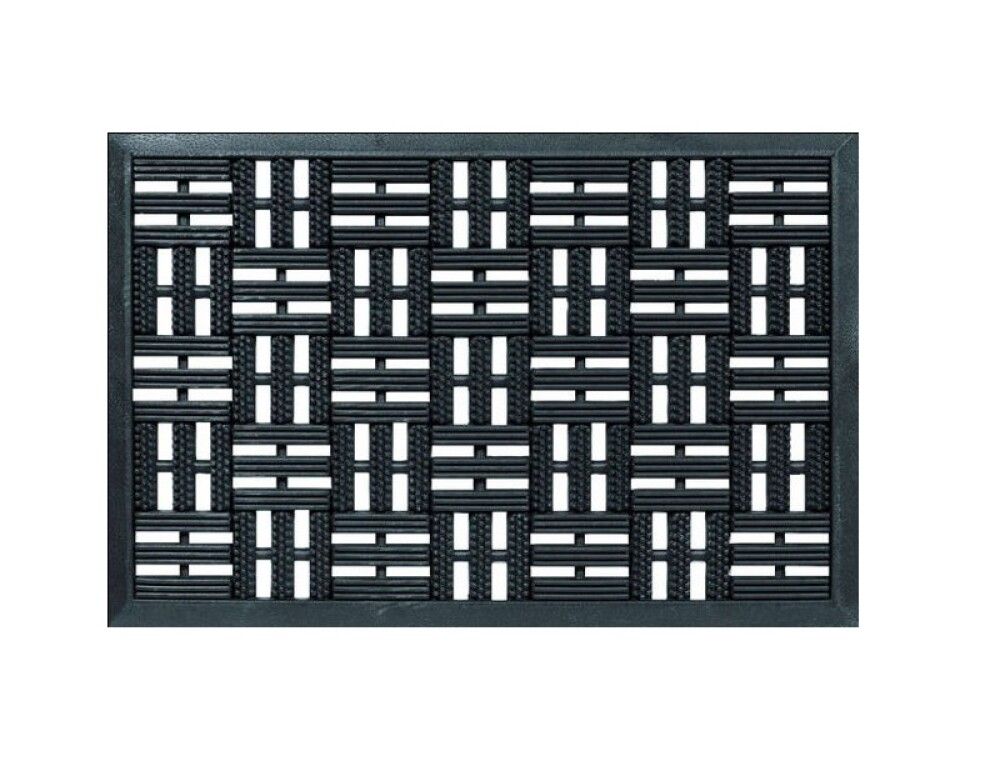 Gúmmímotta 75x45 cm Dynamic svört