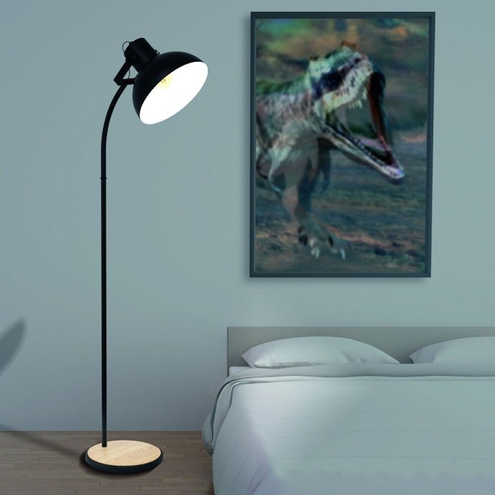 Gólflampi E27 Lubenham 160 cm