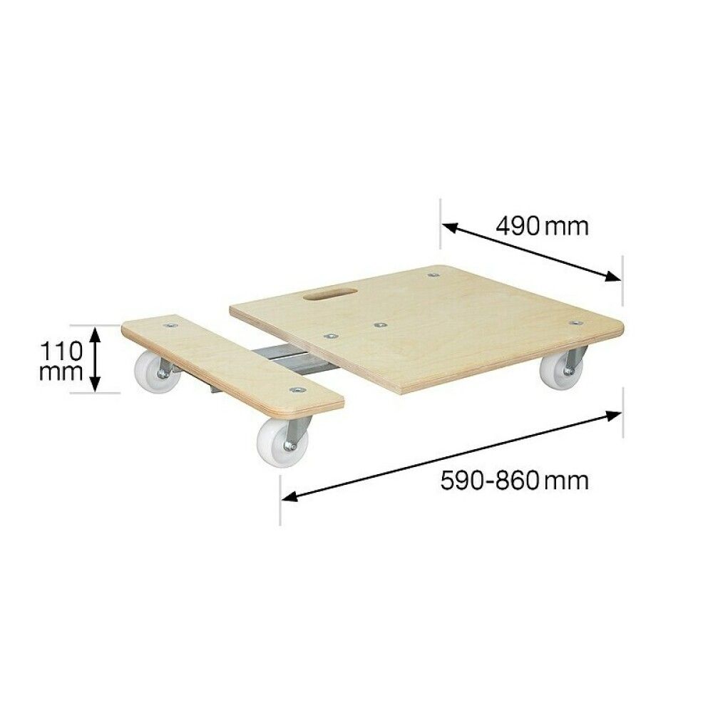 Flutningsbretti 86x49cm Wagner 200kg 
