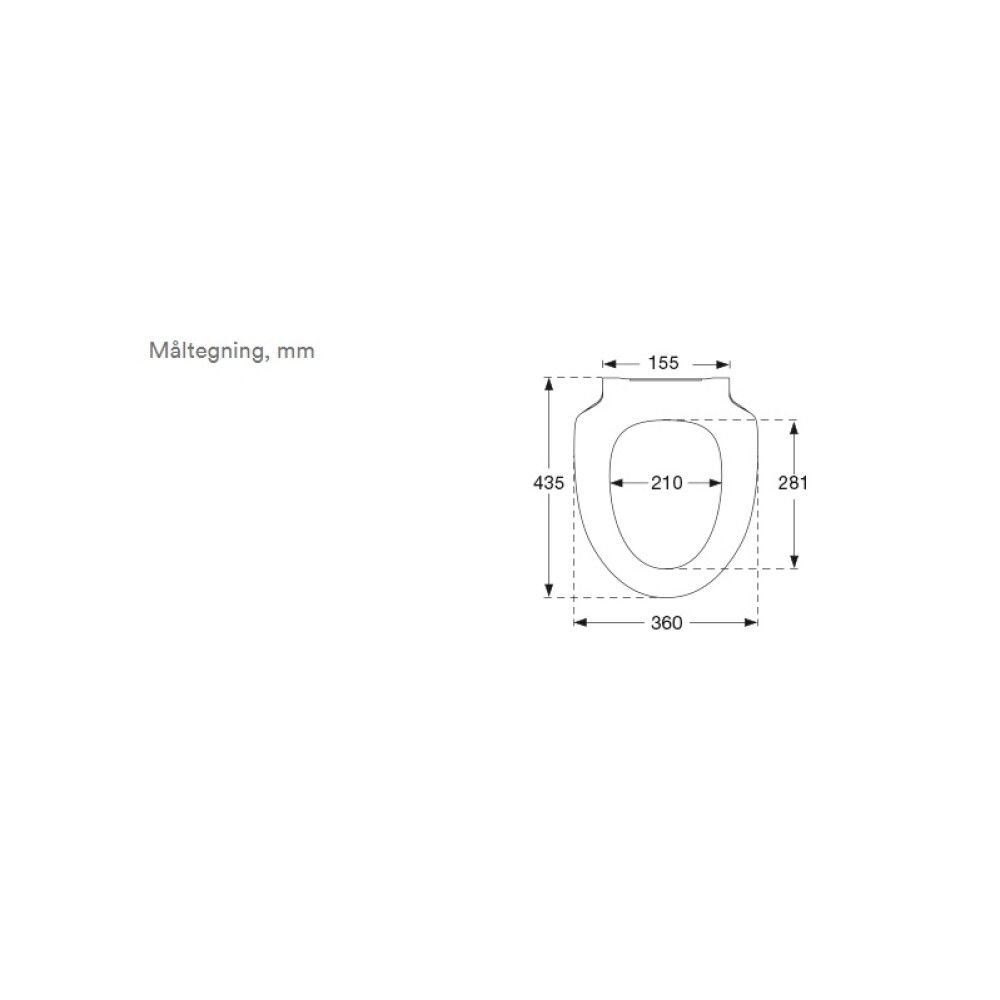 Salernisseta hæglokandi Sign Art hvít