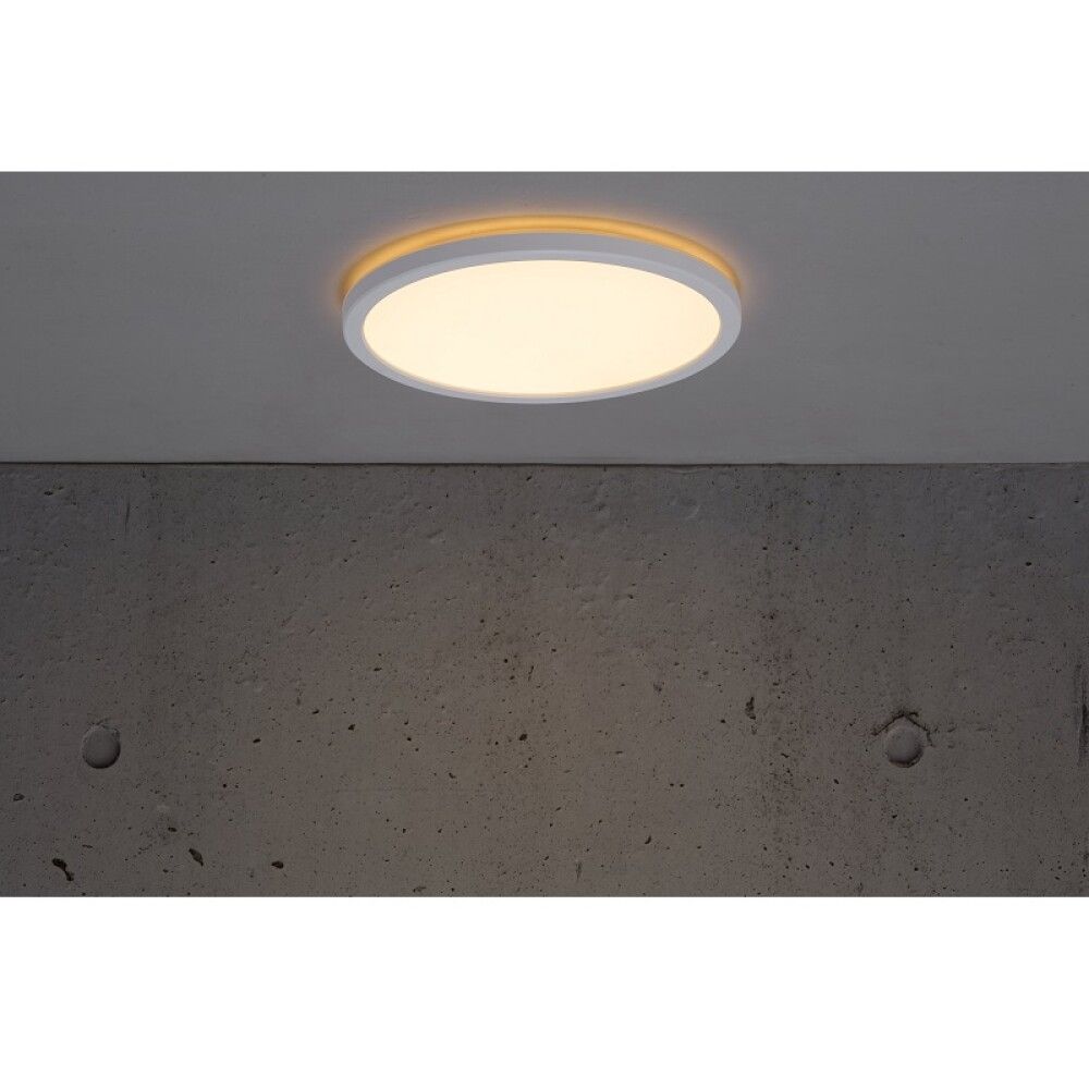 Kúpull LED Oja hvítur Ø24,4 cm