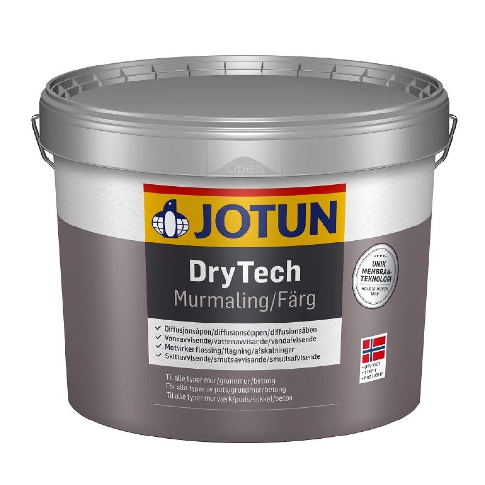 Múrmálning 9L Jotun DryTech hvít