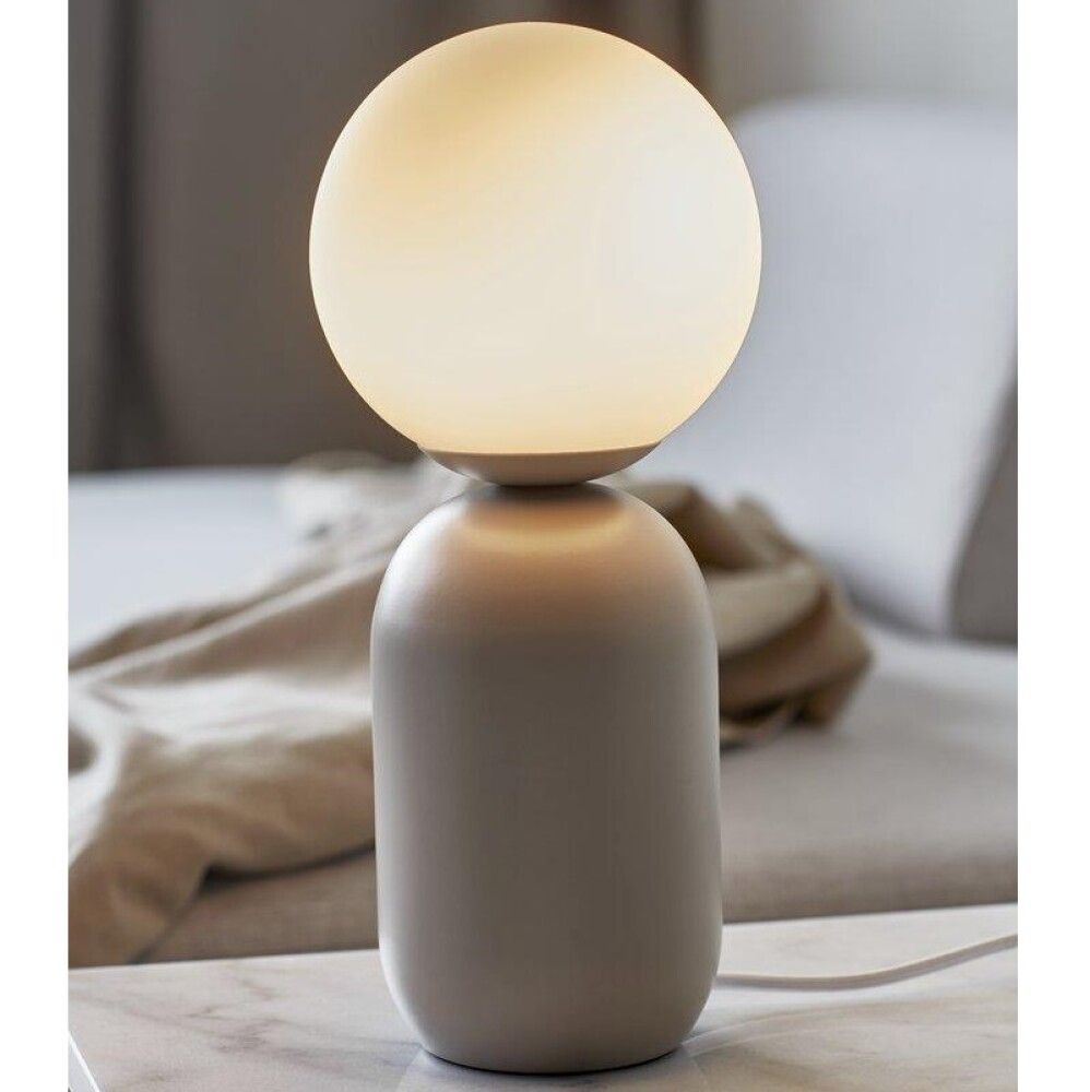 Borðlampi E14 Notti grár 35 cm