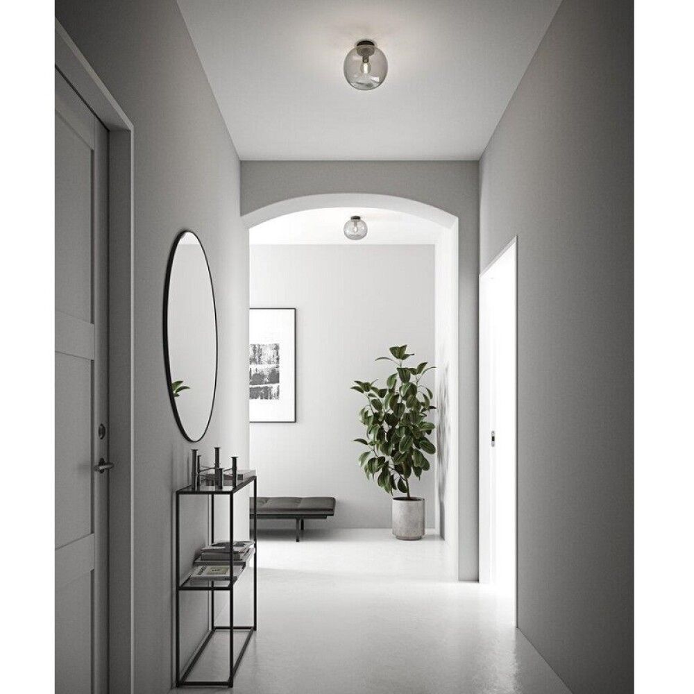 Loftljós E27 Alton reykt gler Ø27,5 cm