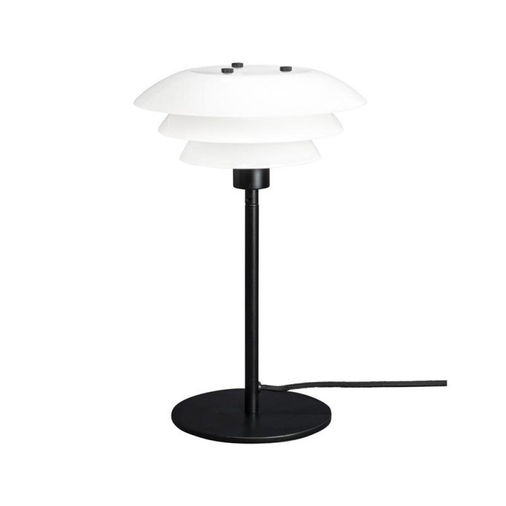 Borðlampi DL20 4,5W Ø20 cm Dyberg Larsen ópal/svart
