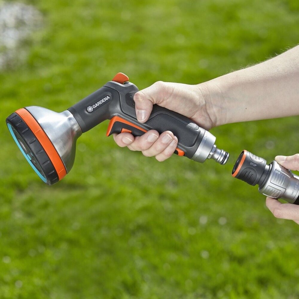 Slöngutengi með stoppi hraðsmellu 3/4" Premium Gardena