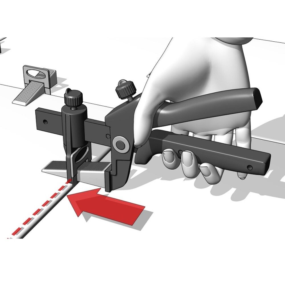 Flísafleygar 100stk 3mm töng fylgir
