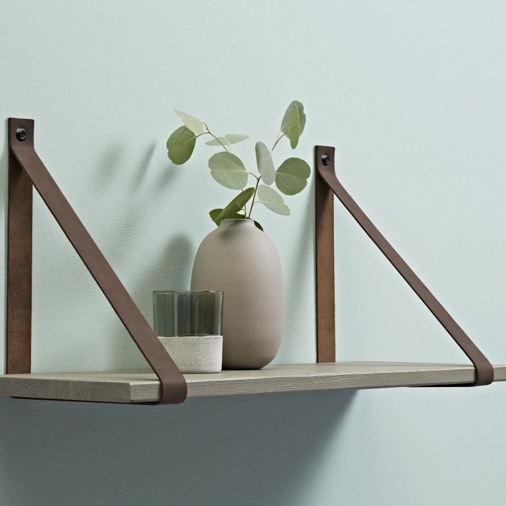 Veggfesting fyrir hillu 790x30x1,8mm Dolle Loop 2stk brún'