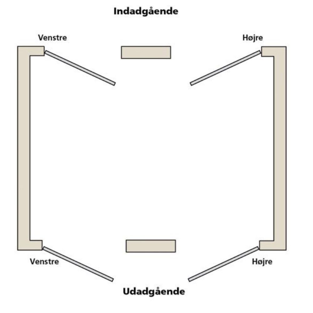 Innihurð Stable GW 825x2040 mm hvít