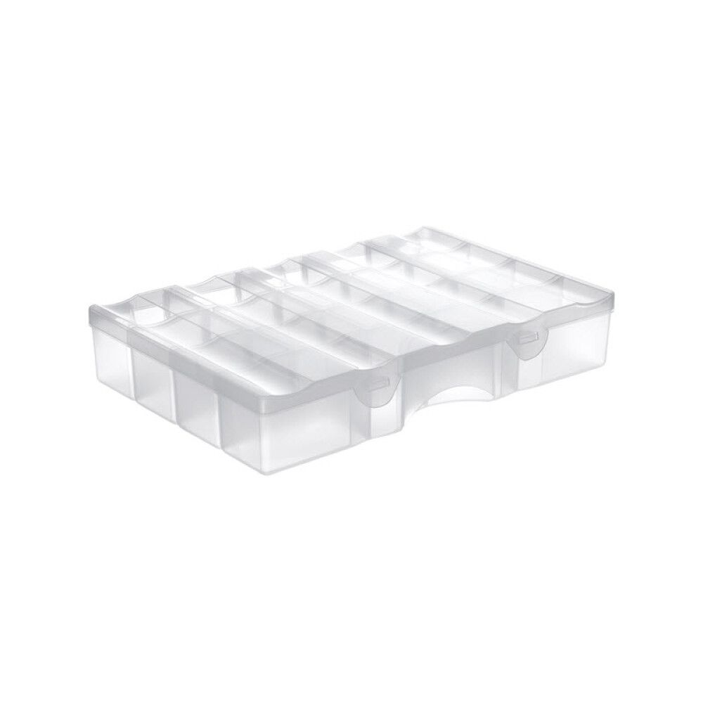 Smáhlutabox 19 hólf SmartStore Organizer 38 glært