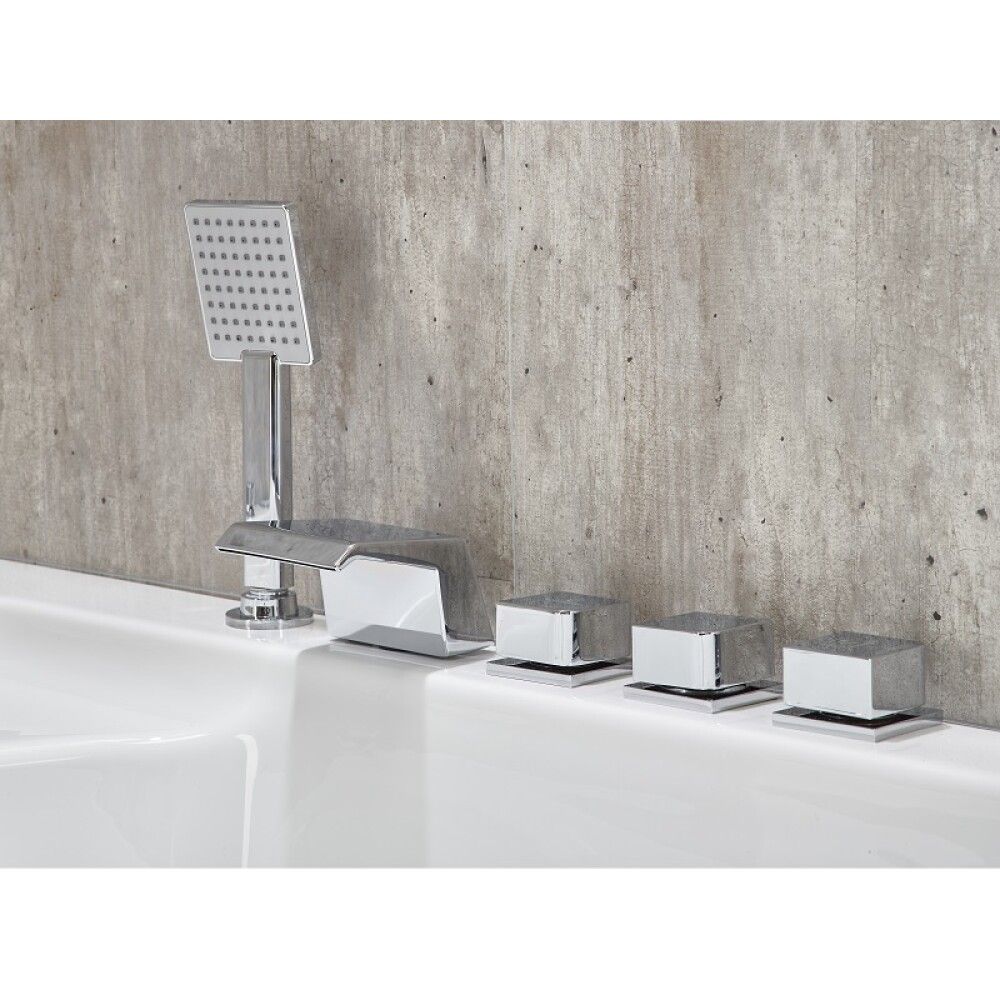 Nuddbaðkar Värmland hægri 160x120x65 cm Camargue