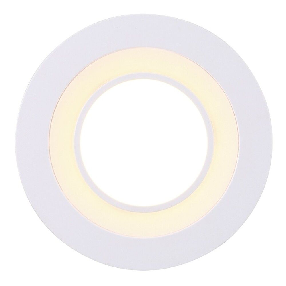 Innfeldur kastari LED Clyde hvítur dimmanlegur Ø8,2 cm