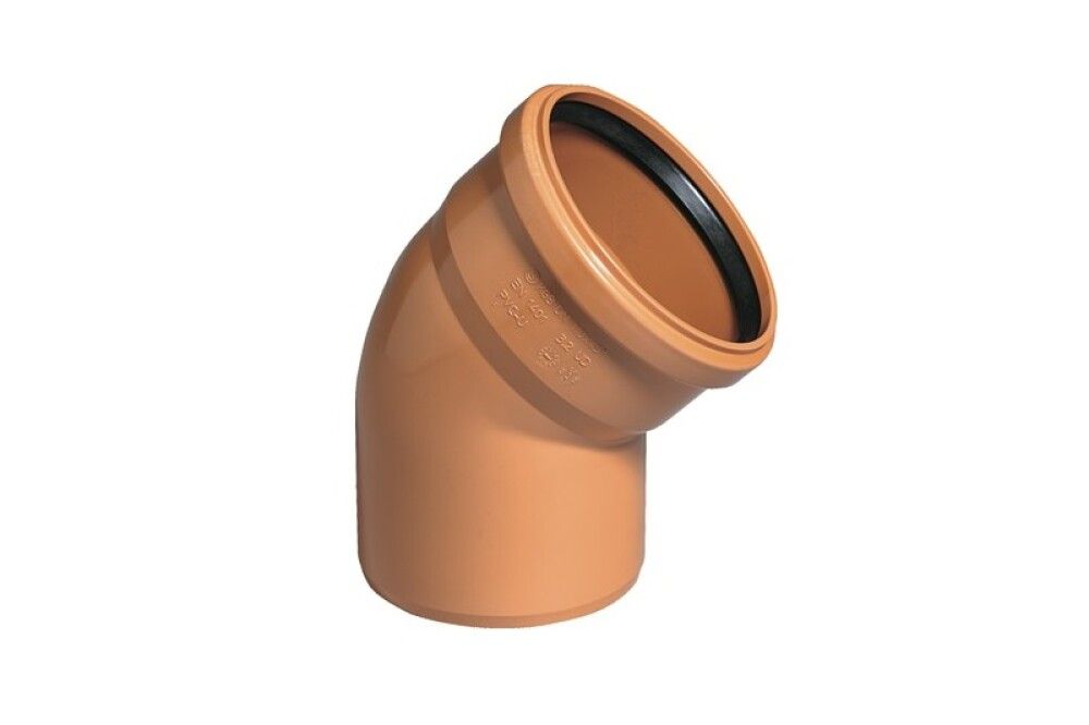 Beygja PVC Ø110mm 45°